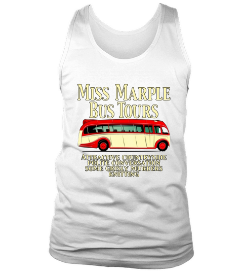 Classic Bus Agatha Christie Tour Tank Top Unisex