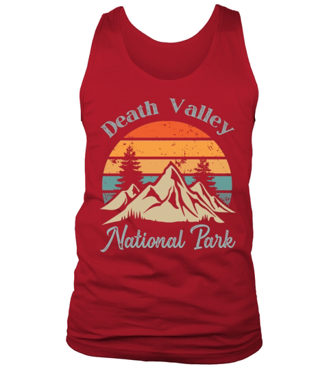 Death Valley National Park Retro Vintage Mountain Tank Top Unisex