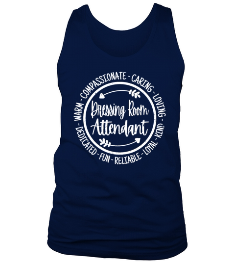 Dressing Room Attendant Funny Employee Vintage Tank Top Unisex