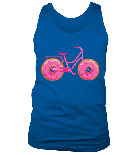 Funny Doughnut Cycling Donut Lover Cyclist Donut Tank Top Unisex
