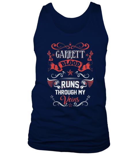 GARRETT BLOOD RUNS THROUGH MY VEINS Tank Top Unisex