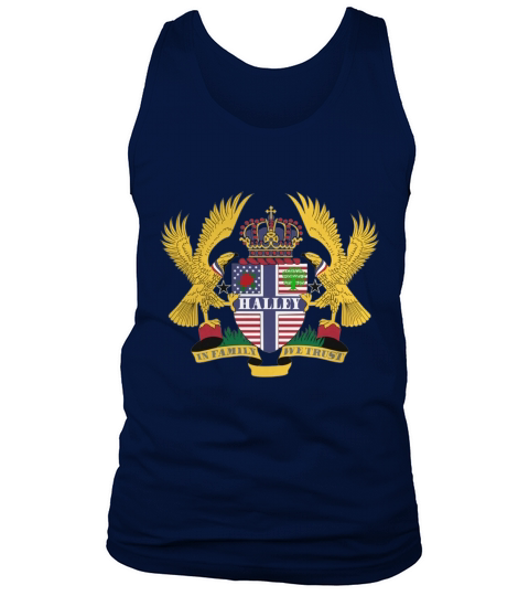 Halley Family Crest For American People - Halley Family T-Shirt, Hoodie, Sweatshirt Tank Top Unisex