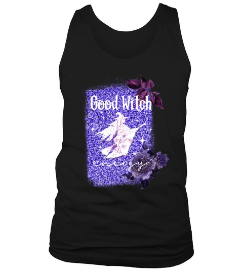 Halloween Good Witch Energy Purple Tank Top Unisex