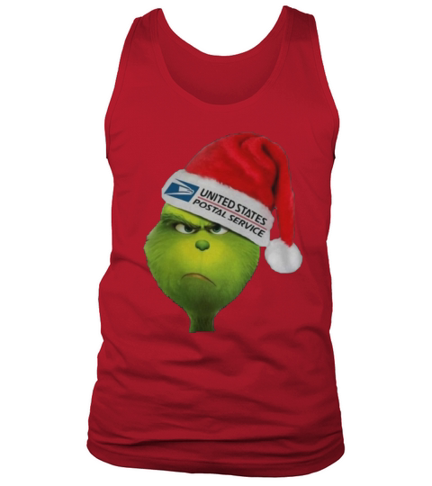 Santa Grinch United States Postal Service shirt Tank Top Unisex