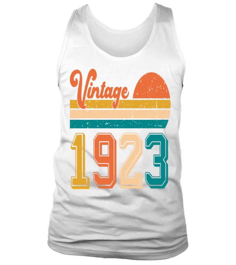 Vintage 1923 birthday gift Tank Top Unisex
