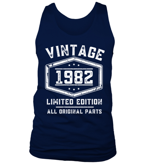 Vintage 1982 40th Birthday 40 Years Tank Top Unisex