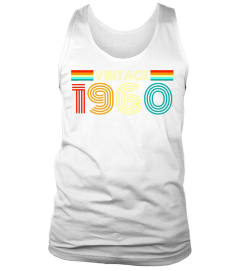 Vintage Retro 1960 - Vintage 1960 Birthday Gift Tank Top Unisex