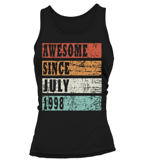 1998 July vintage born gift Tank top Woman
