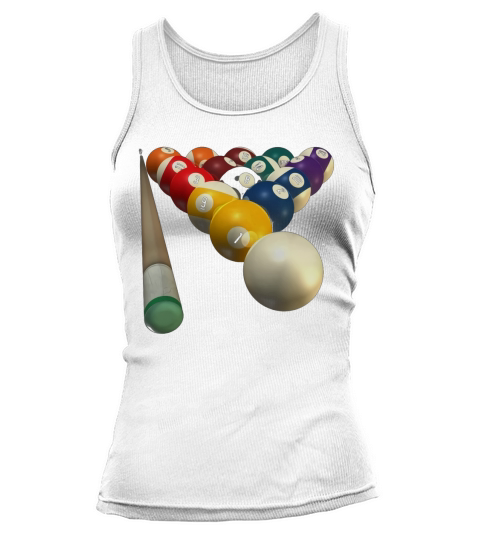 8-BALL POOL TEAM TSHIRTS FOR BAR LEAGUE SHOOTERS Tank top Woman