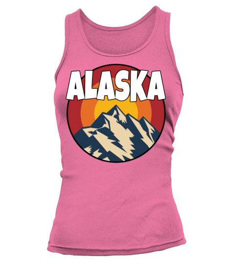 Alaska - Colorful Mountain Range Tank top Woman