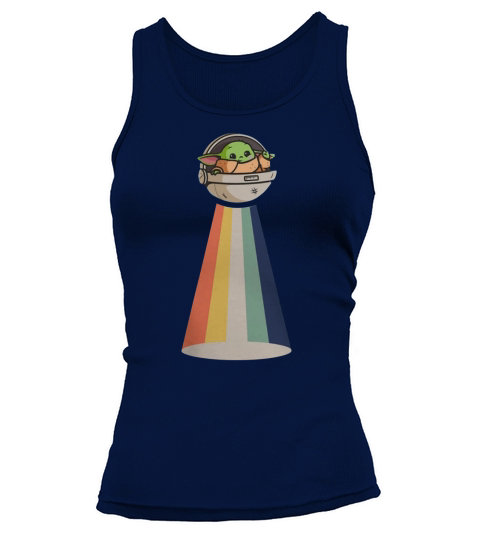 Baby Yoda UFO vintage sweater Tank top Woman