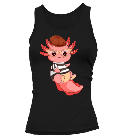 Beatnik Kawaii Axolotl Funny Mexican Salamander Tank top Woman