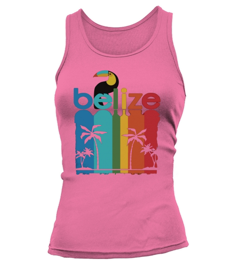 Belize Reise Poster T-Shirt Reisekreuzfahrt Retro 70er Jahre 80er Jahre Tank top Woman