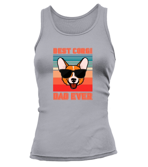 Best Corgi Dad Ever Retro Tank top Woman