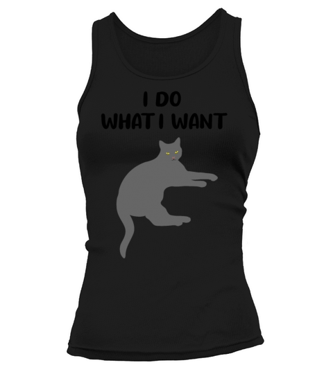 Cat Sassy Kitten Cat Funny Quote Gift Idea Tank top Woman