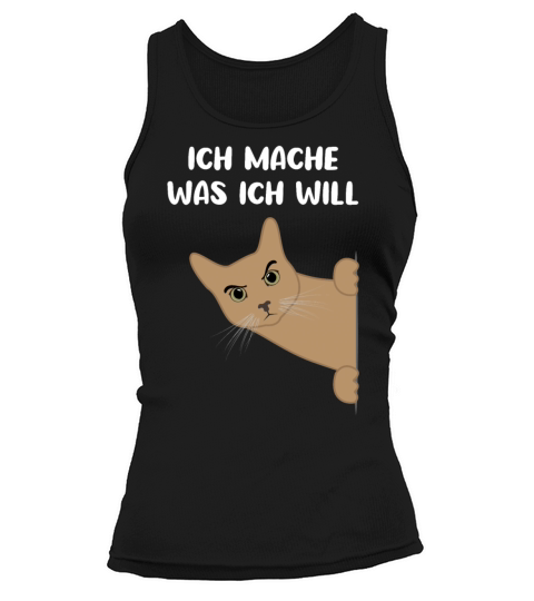 Cat Sassy Kitten Cat Funny Quote Gift Idea Tank top Woman