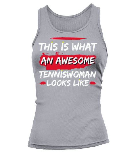 Cool tennis player Tank top Woman