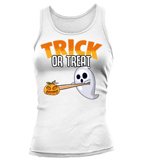 Creepy Baseball Pumpkin Ghost For Trick Or Treat Tank top Woman