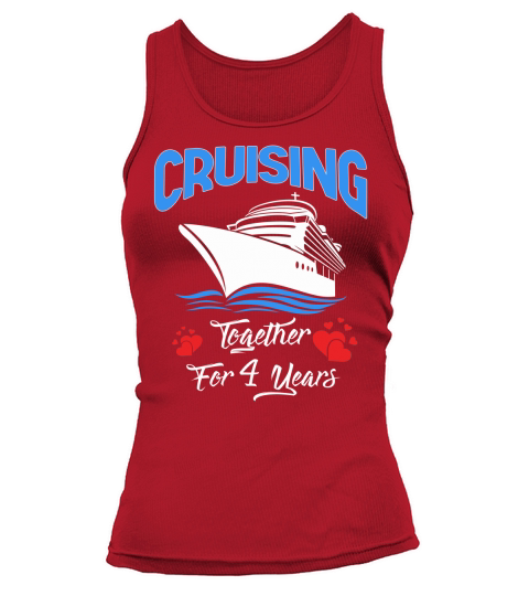 Cruising Together For 4 Years Anniversary Tank top Woman