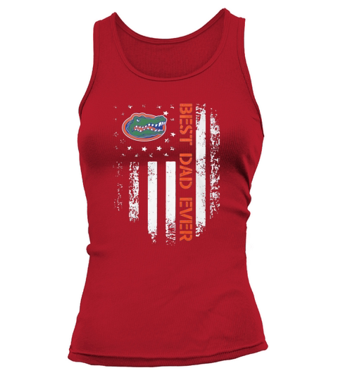 Florida Gators Flag best dad ever shirt Tank top Woman