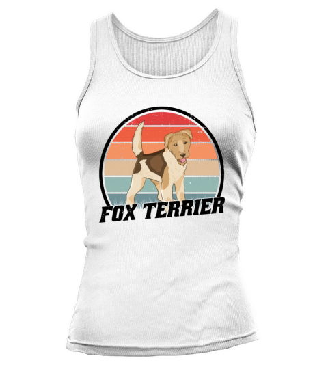 Fox Terrier Vintage Wirehaired Pointer Retro Tank top Woman