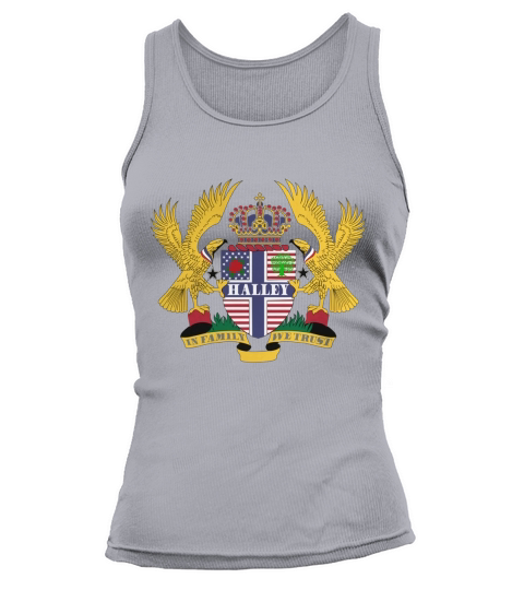 Halley Family Crest For American People - Halley Family T-Shirt, Hoodie, Sweatshirt Tank top Woman