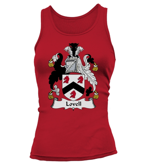 Lovell Family Crest British Family Crests Tank top Woman