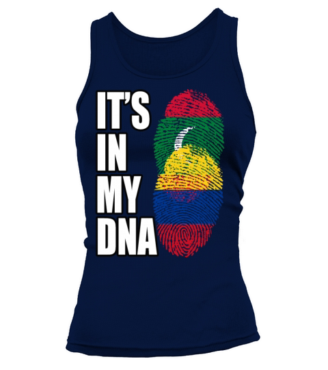 Maldivian And Colombian Mix Heritage DNA Flag Tank top Woman