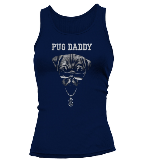 Pug Daddy Funny T-Shirt Tank top Woman