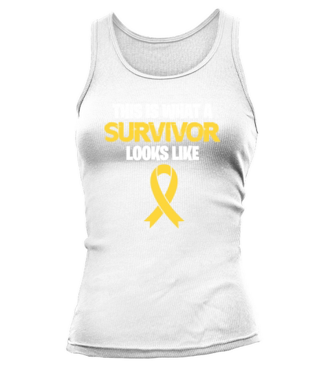 This Is What A Survivor Looks Like Childhood Cance Tank top Woman