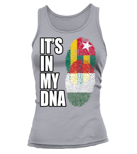 Togolese And Hungarian Mix Heritage DNA Flag Tank top Woman