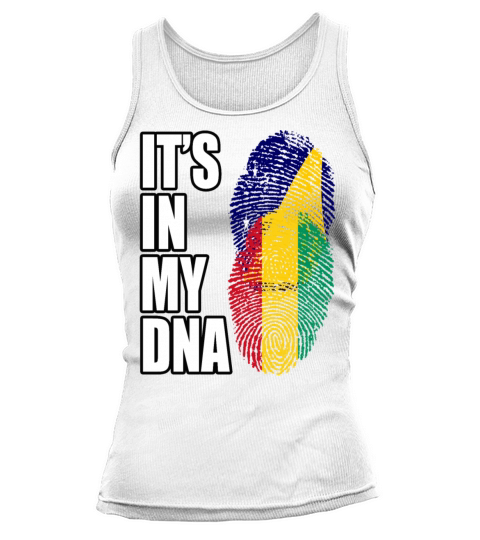 Tokelauan And Guinean Mix Heritage DNA Flag Tank top Woman