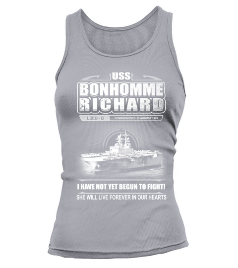 USS Bonhomme Richard- I Have Not Begun The Fight Tank top Woman