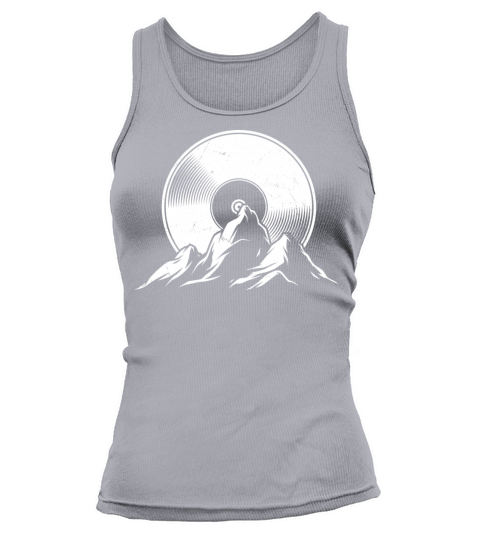 Vinyl Record Mountains Music Vintage Tank top Woman