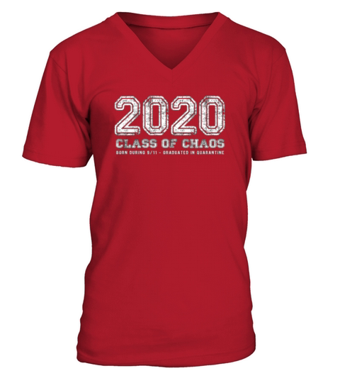 2020 CLASS OF CHAOS VINTAGE V-Neck T-shirt