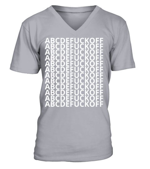 ABCDEFUCKOFF 12X V-Neck T-shirt