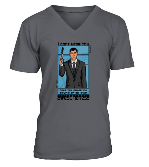 Archer Awesomeness V-Neck T-shirt