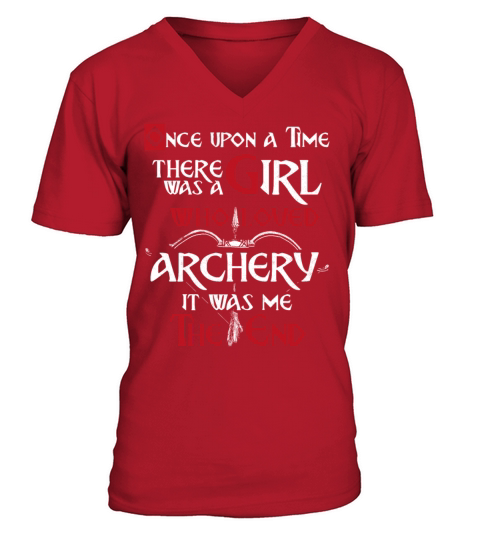 Archery Bow Archer Vintage Once V-Neck T-shirt