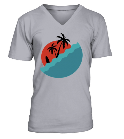 Beach More Worry Less - Summer Vibes V-Neck T-shirt
