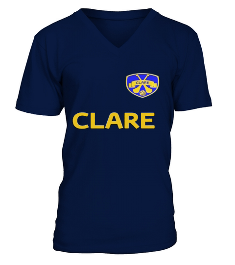 Ireland - County Clare Football and Hurling T-Shirt V-Neck T-shirt