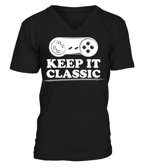 Keep It Classic Video Games V-Neck T-shirt