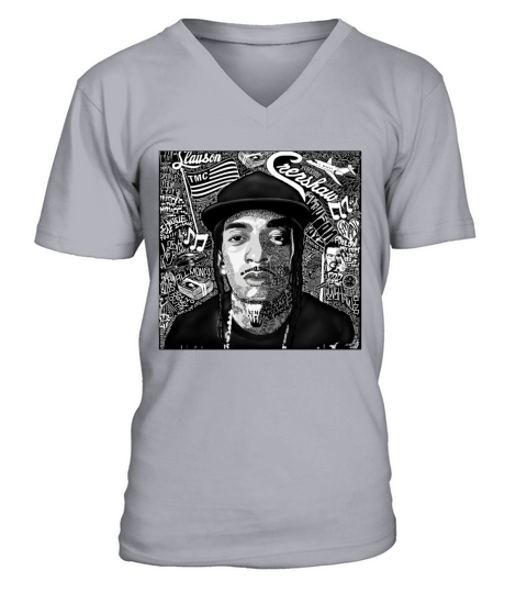 Nipsey Hussle V-Neck T-shirt