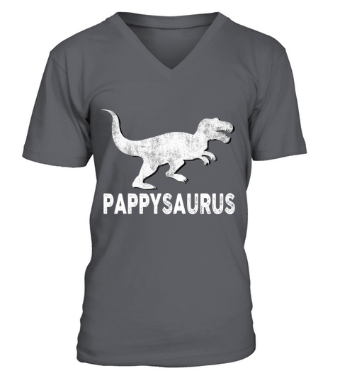 Pappysaurus Shirt Pappy Dinosaur Fathers Day Gifts Men Daddy V-Neck T-shirt