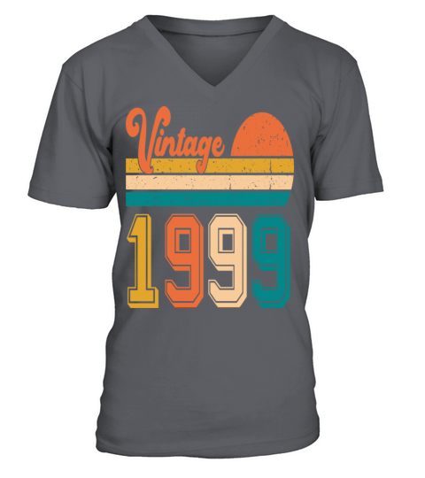 Vintage 1999 birthday gift V-Neck T-shirt