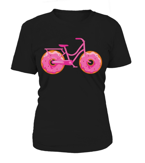 Funny Doughnut Cycling Donut Lover Cyclist Donut Women's T-Shirt