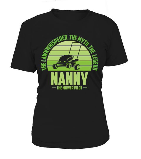 Funny Nanny Lawn Mowing Shirt Lawn Mower Mow Summe Women's T-Shirt