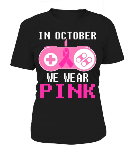 Game Controller In October We Wear Pink Gaming Women's T-Shirt