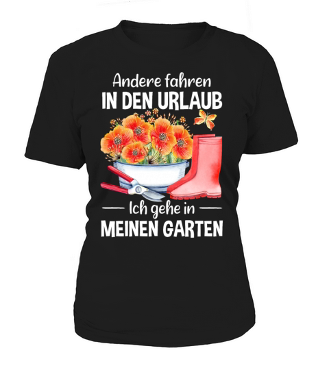 Garden Vacation Funny Quote Gardener Gift Idea Women's T-Shirt