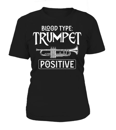 Trumpet Player Vintage Blood Type Women's T-Shirt