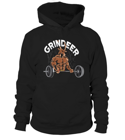 Bodybuilding Bodybuilder Christmas Santa Funny Hoodie Unisex